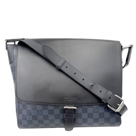Louis Vuitton  Newport Damier Cobalt Canvas Messenger Bag Blue - Picture 1 of 12